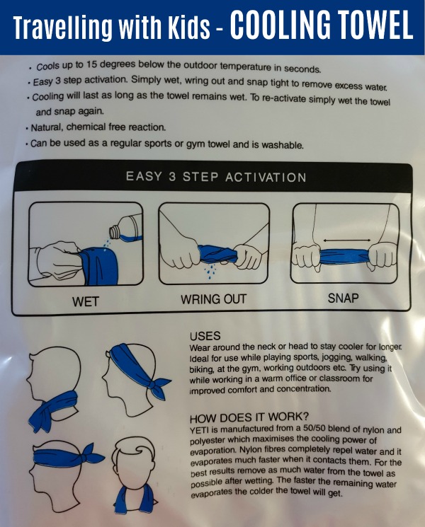 perfect cooling towel instructions